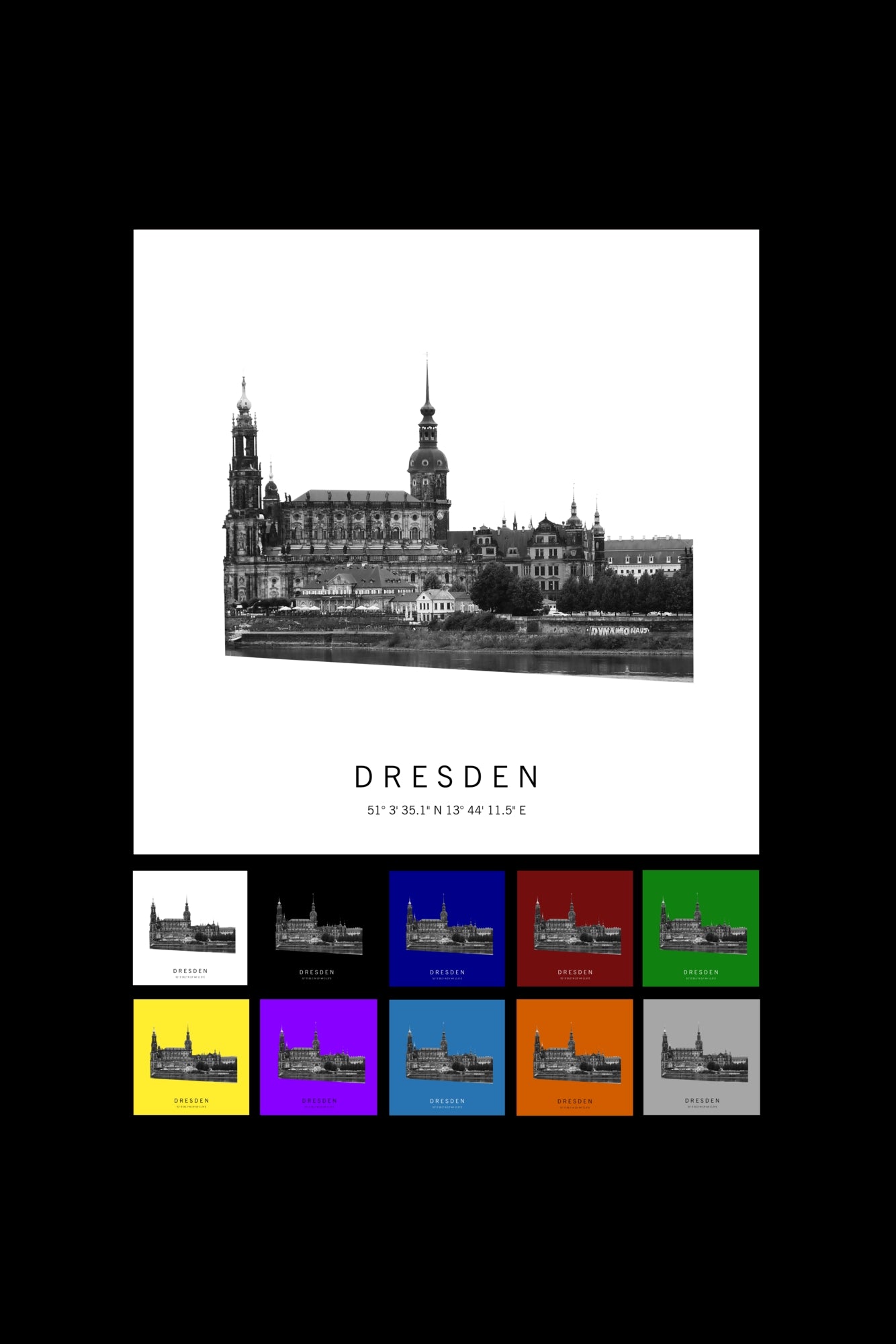 Art Edition Wandbild "Dresden"