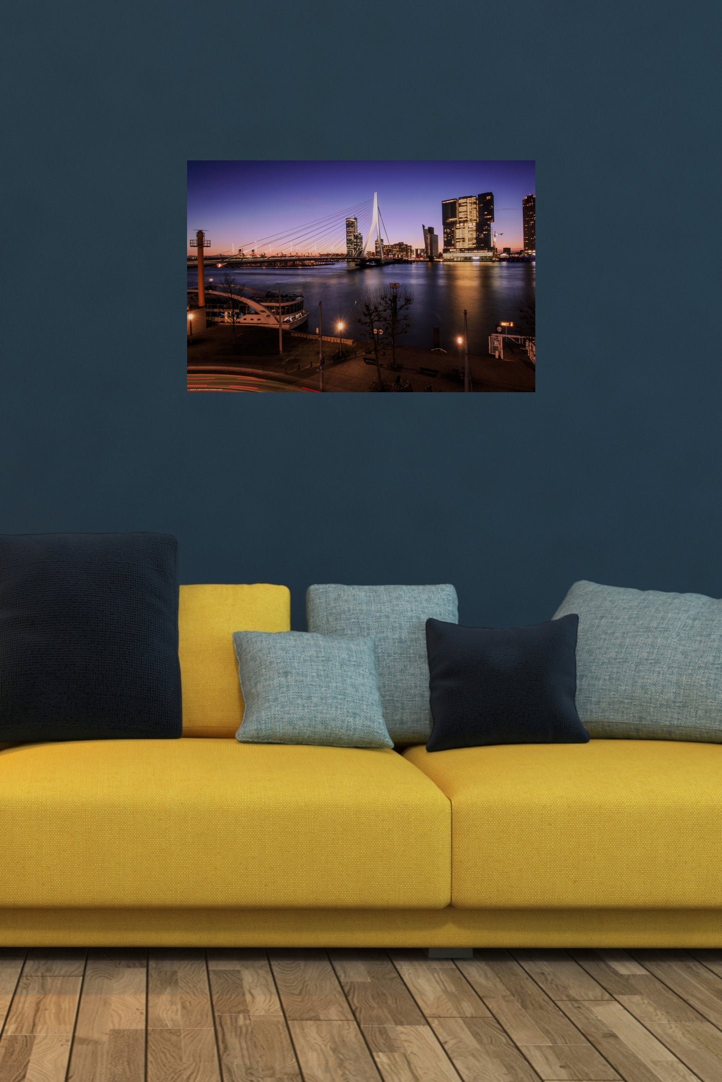 Wandbild "rotterdam at night"