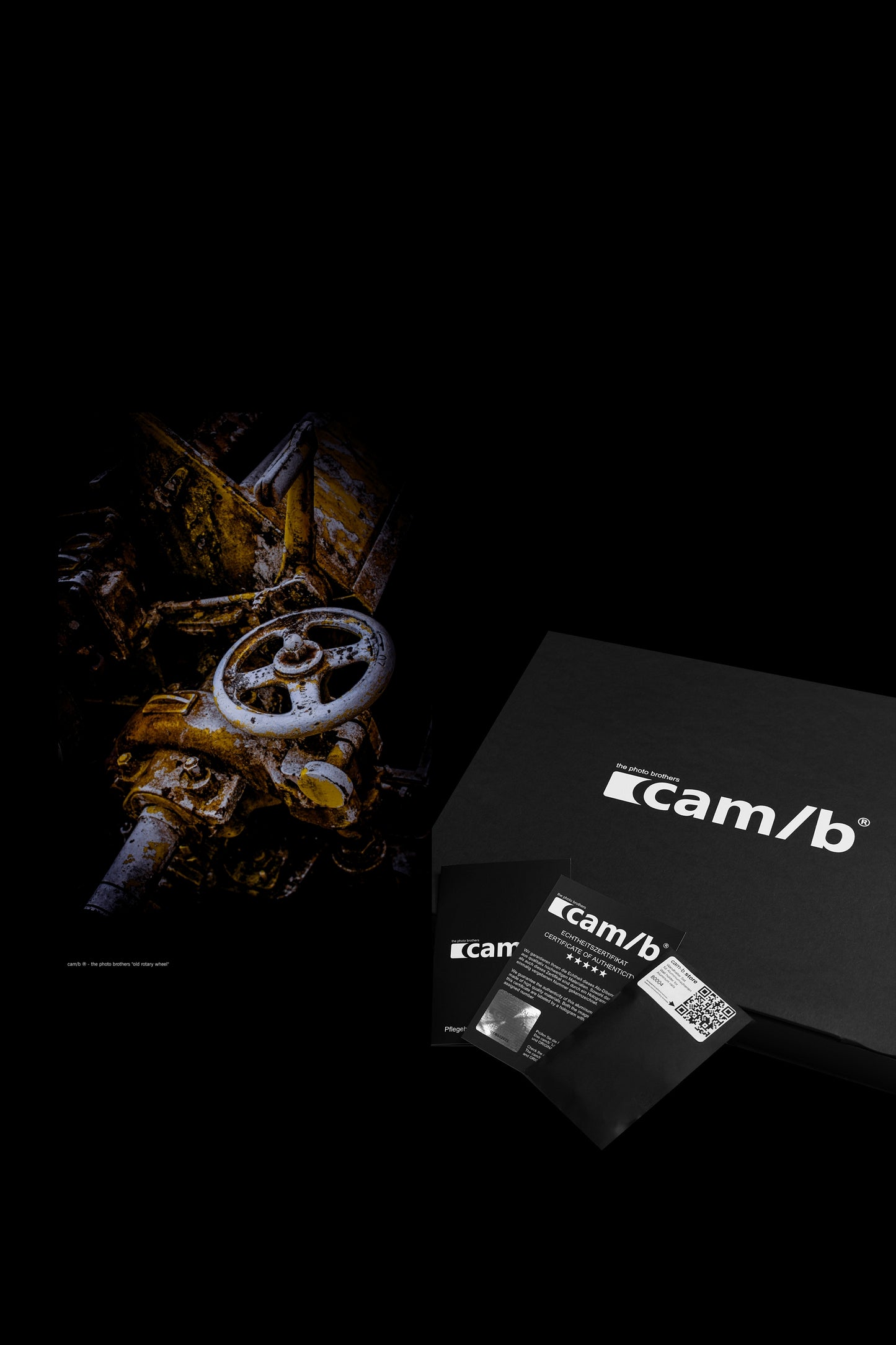 Wandbild "old rotary wheel"