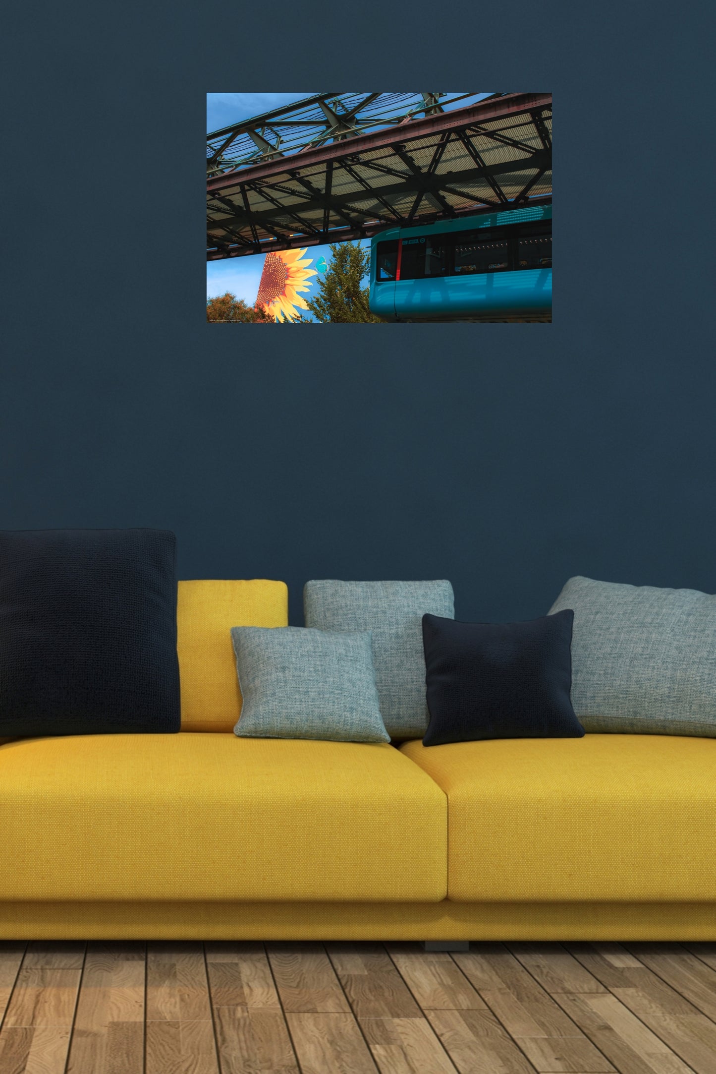 Wandbild "sunflower drive"