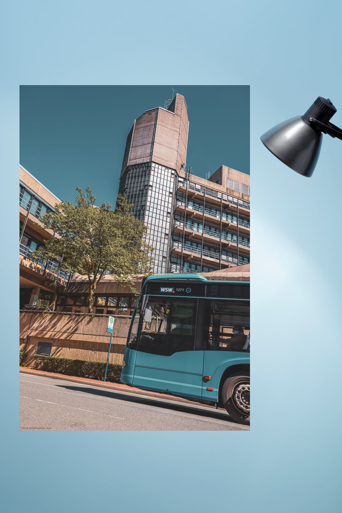 Wandbild "next stop uni"