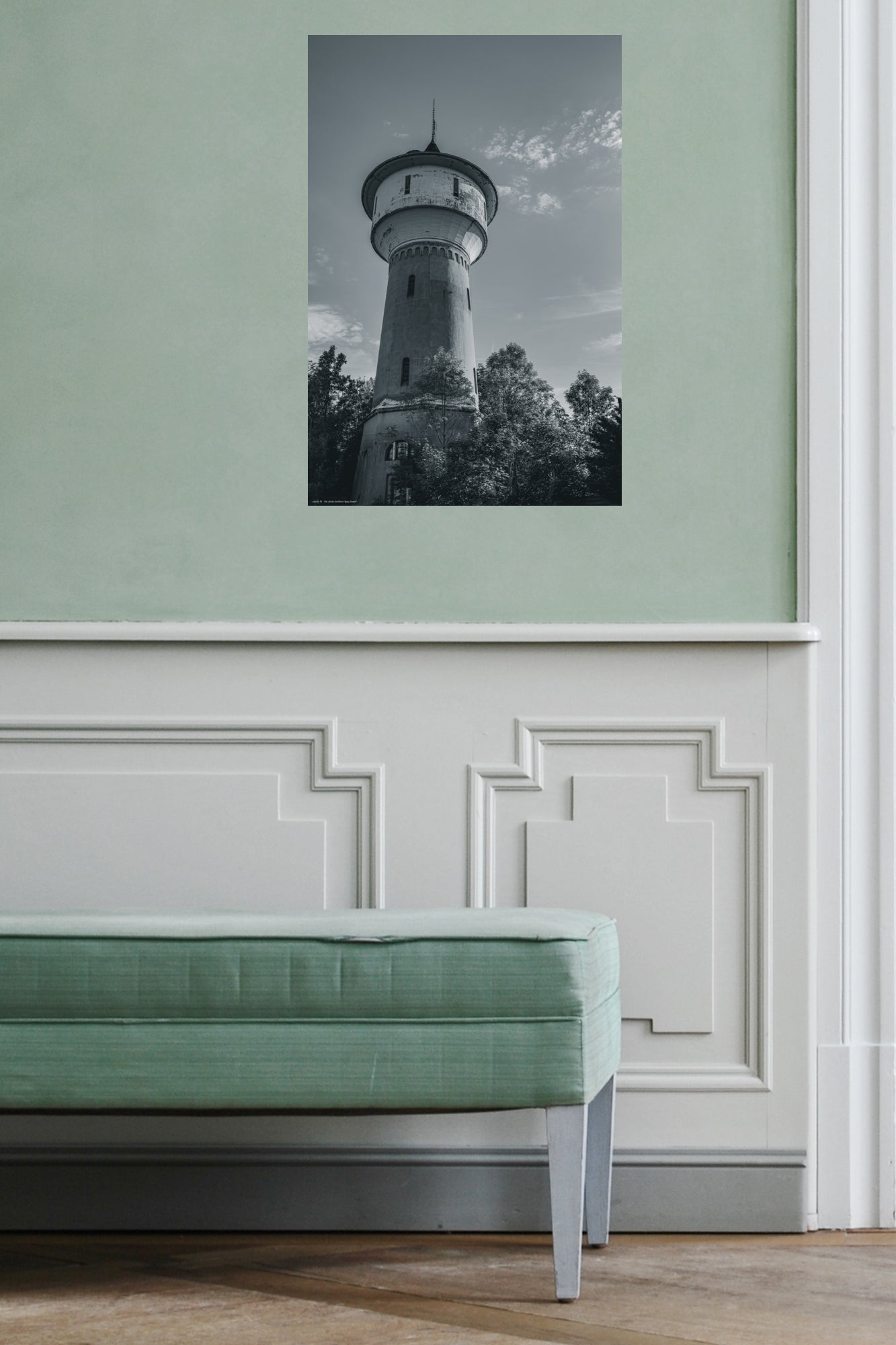 Wandbild "gray tower"