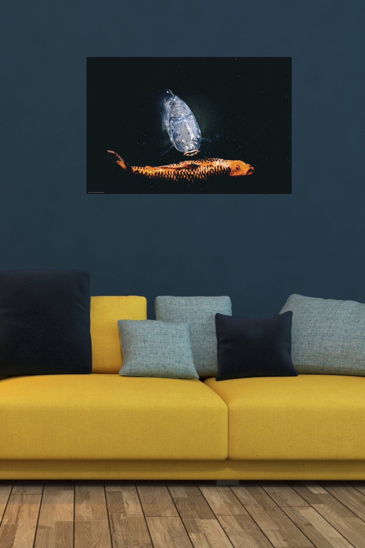 Wandbild "space fish"