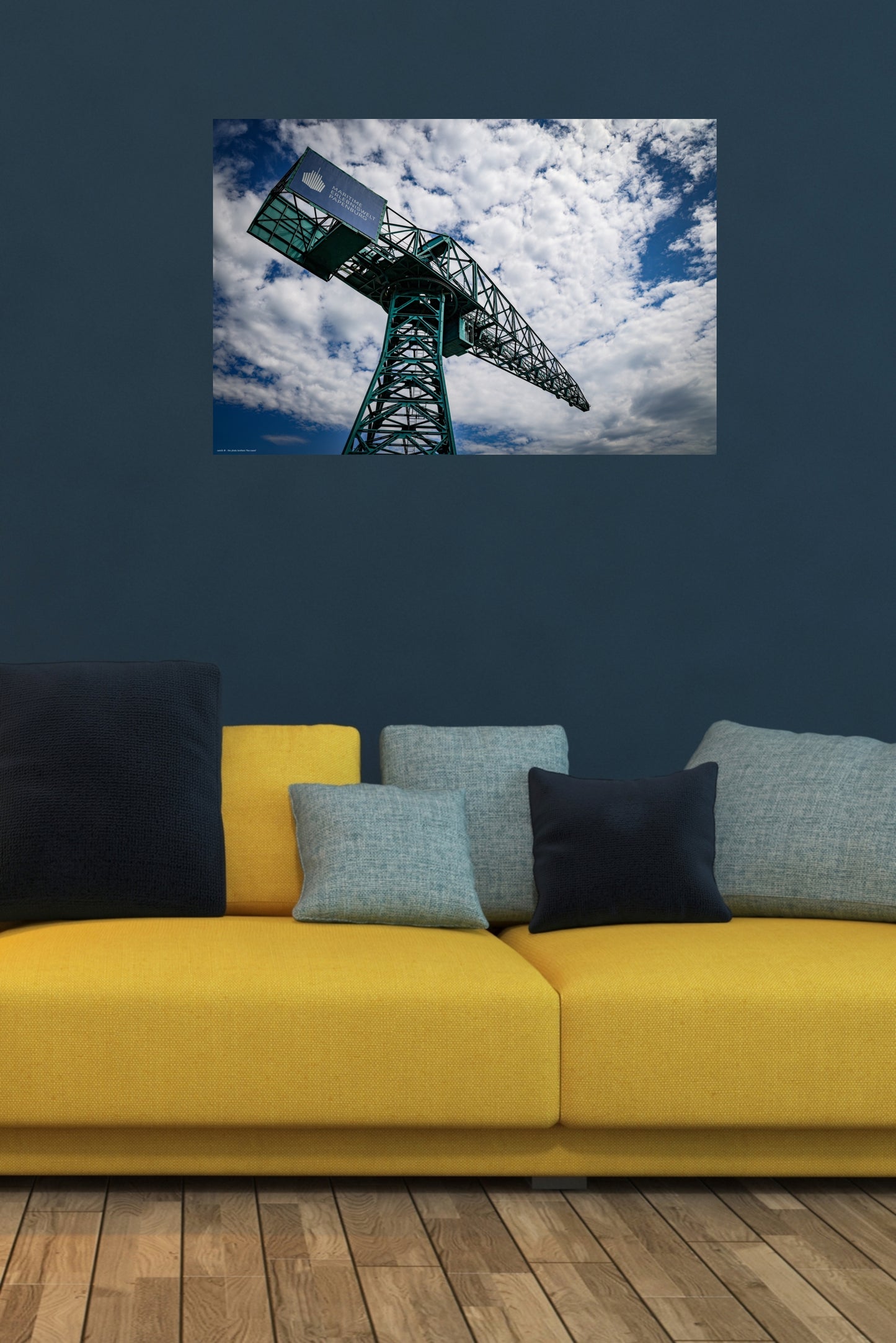 Wandbild "the crane"