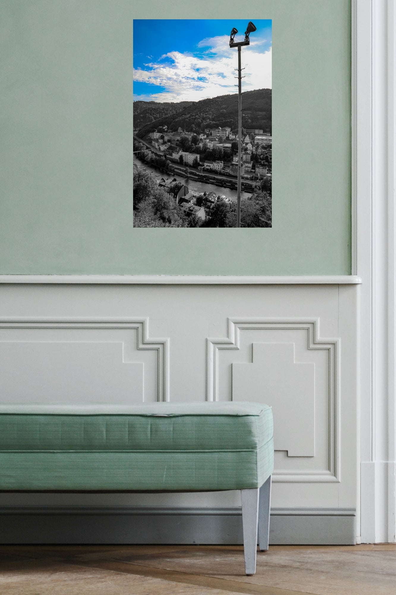 Wandbild "view down"