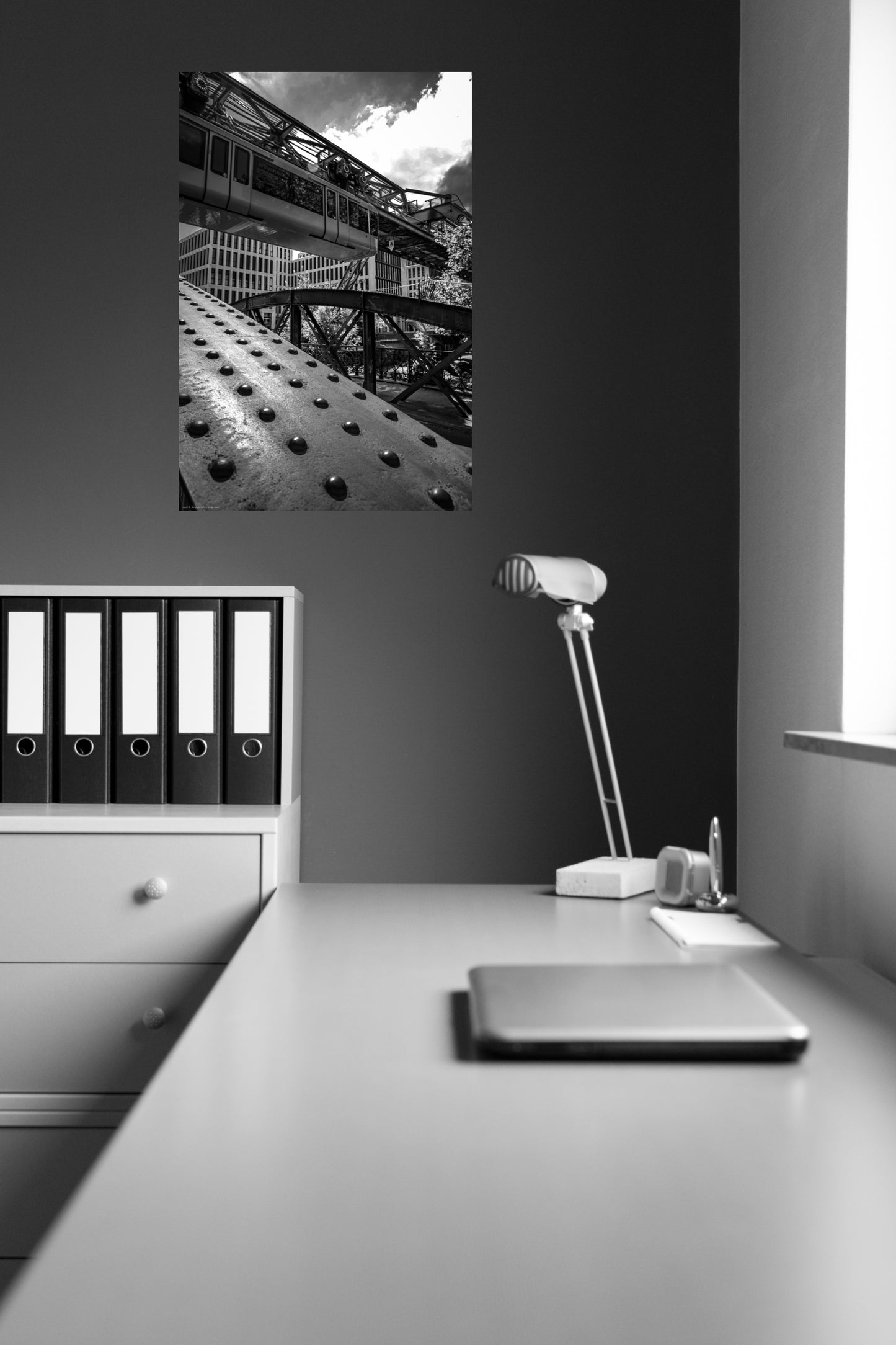 Wandbild "bridge dawn"