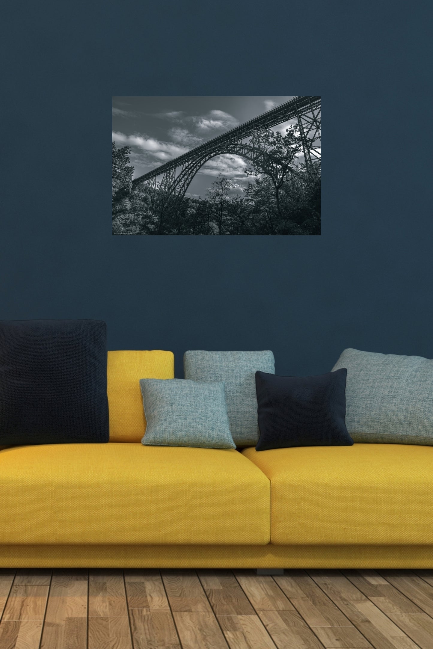 Wandbild "out of the dark"