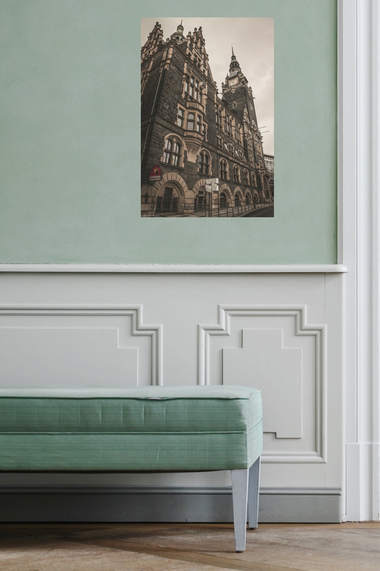 Wandbild "what time"