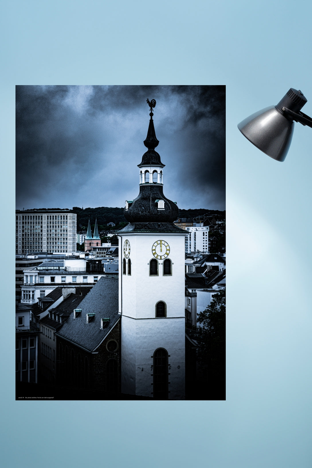 Wandbild "kirche am kolk wuppertal"