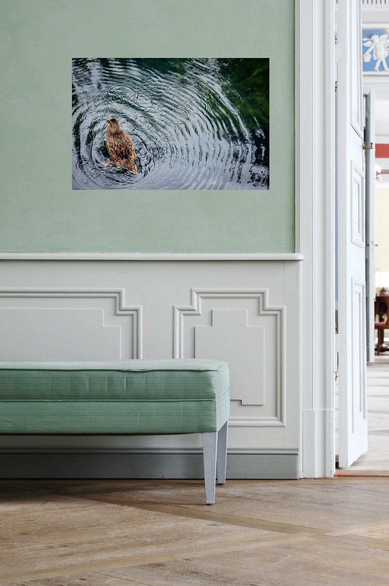 Wandbild "spin me round"