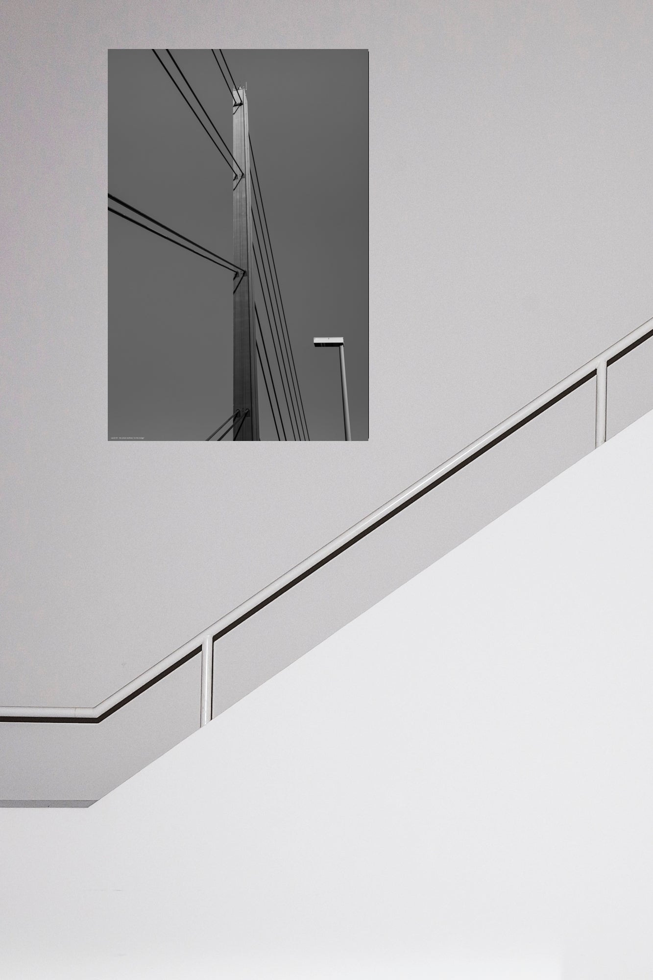 Wandbild "on the bridge"