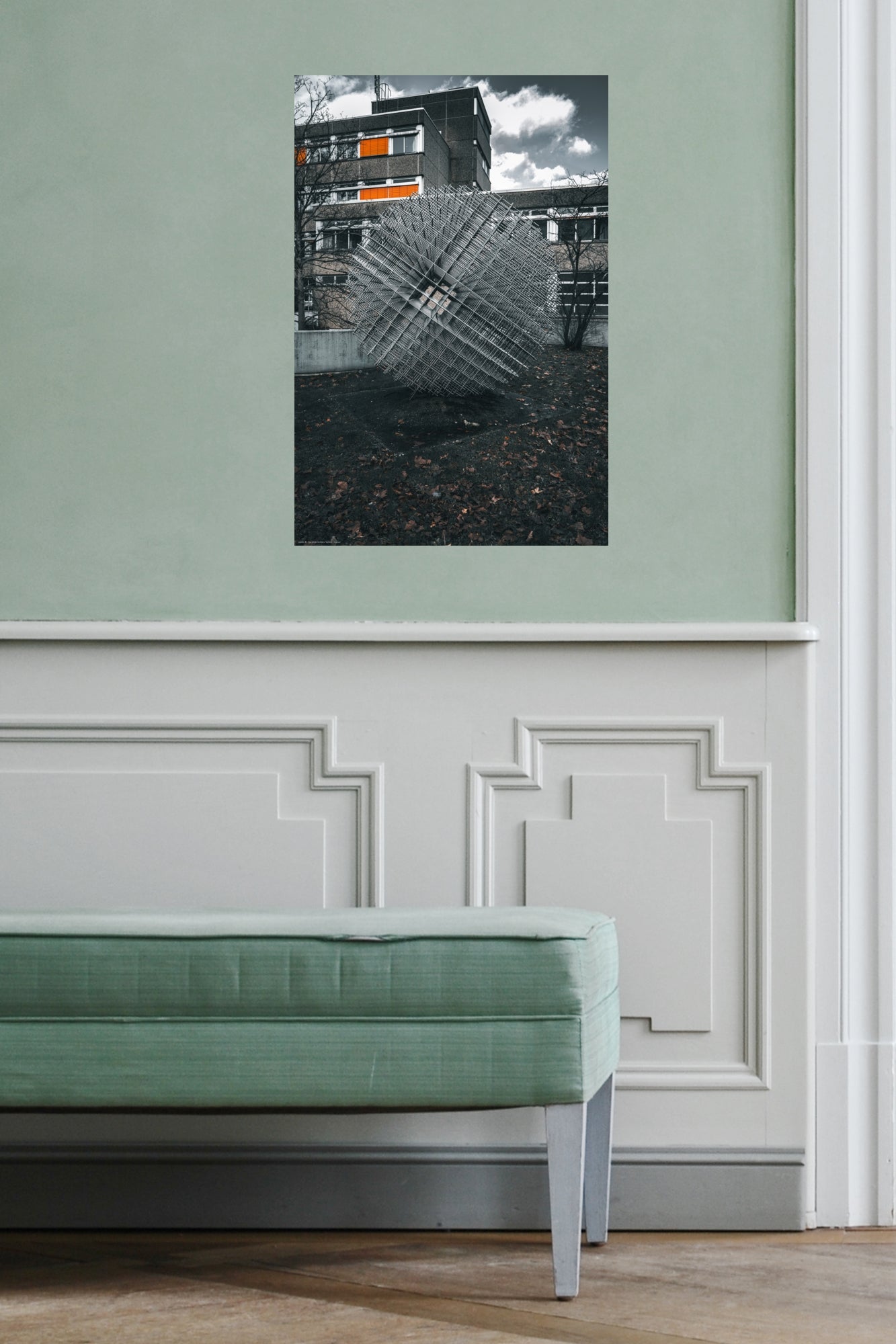 Wandbild "sphère – trames"