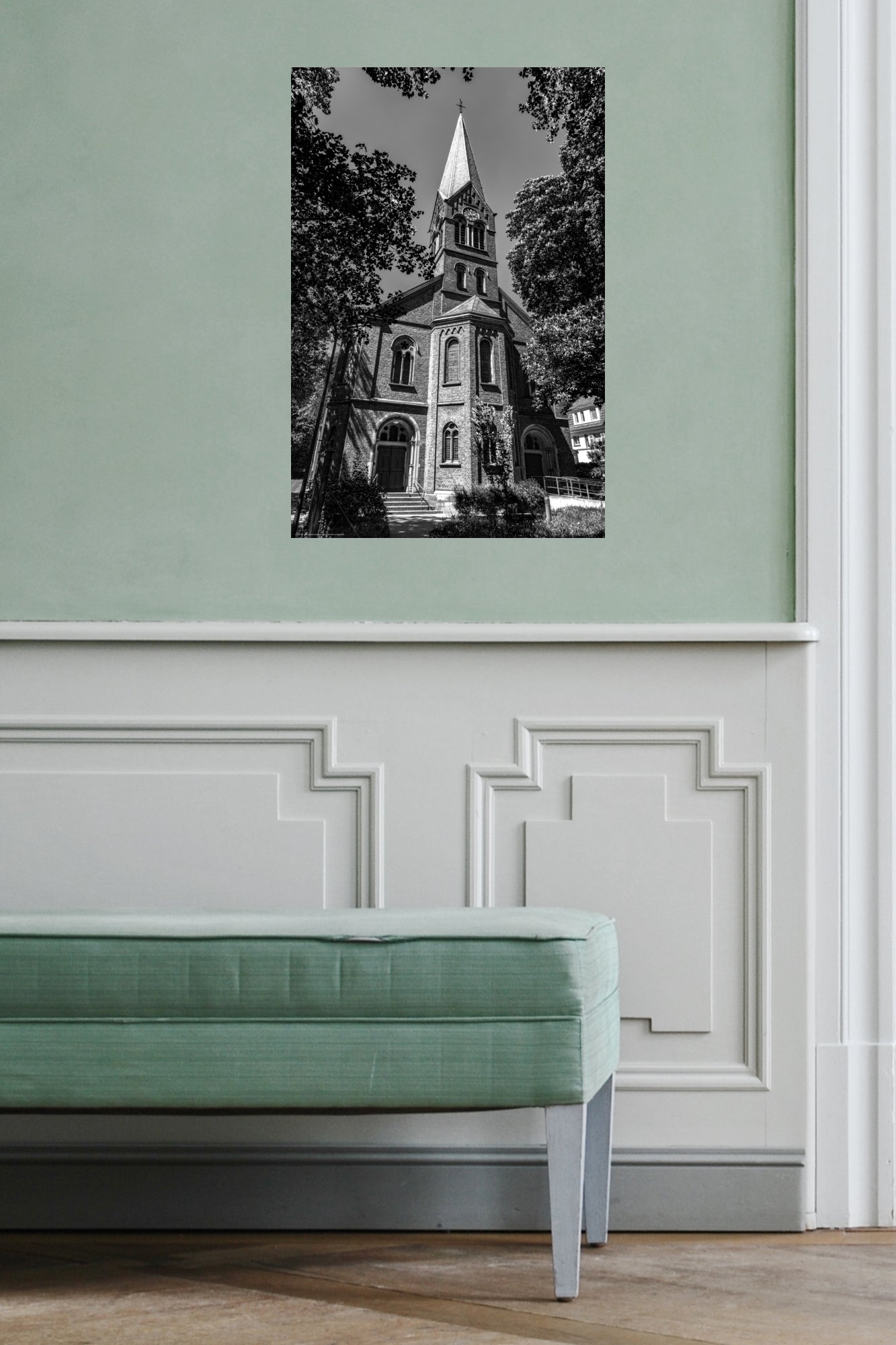 Wandbild "pauluskirche wuppertal"