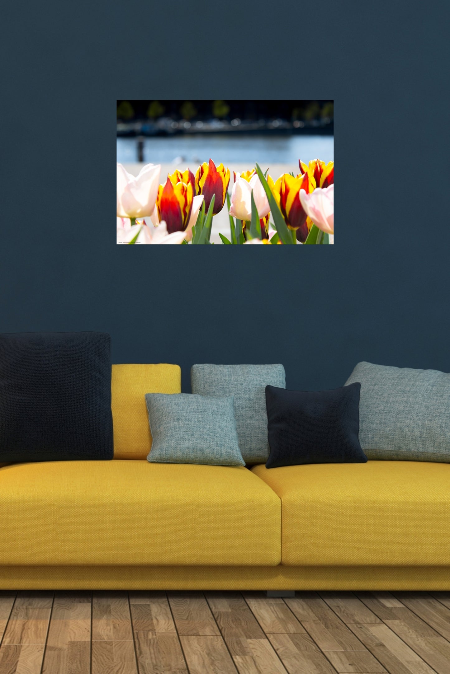 Wandbild "tulips from amsterdam"