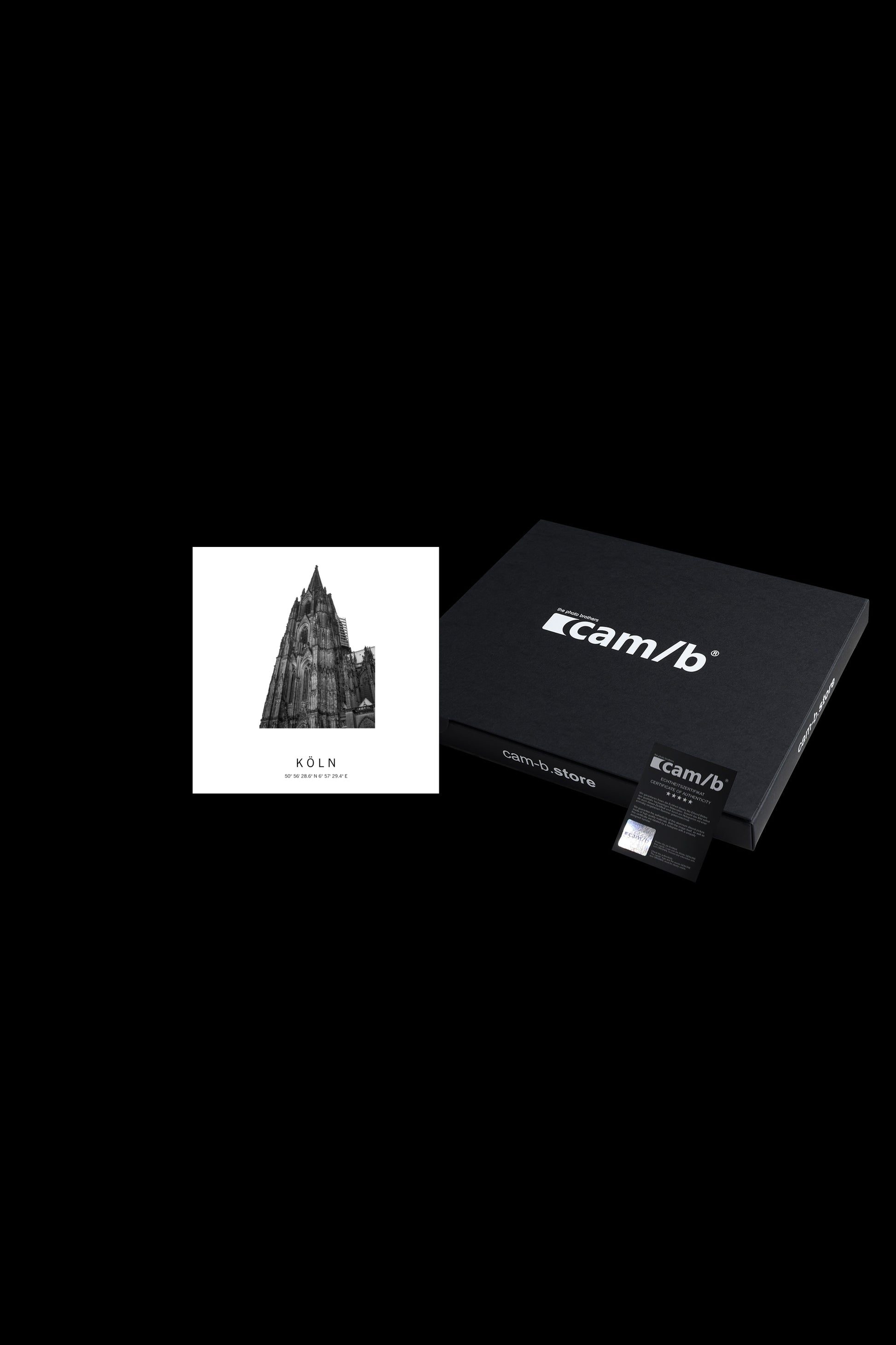 Art Edition Wandbild "Köln" weiß