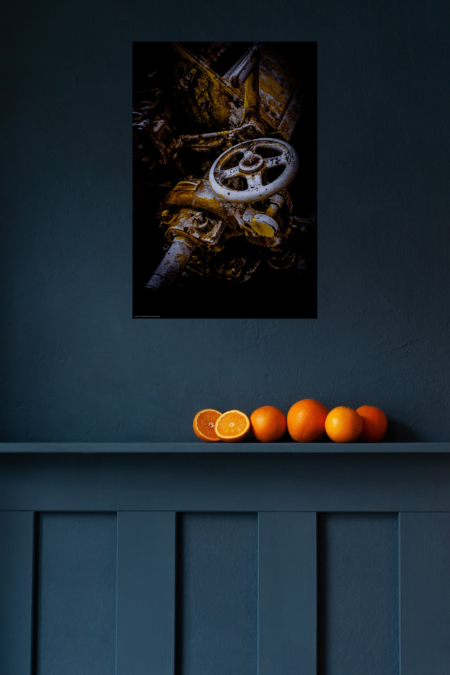 Wandbild "old rotary wheel"