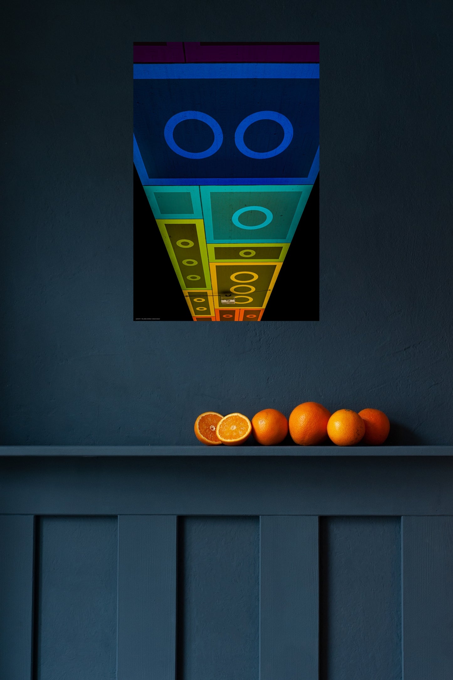 Wandbild "colored stones"
