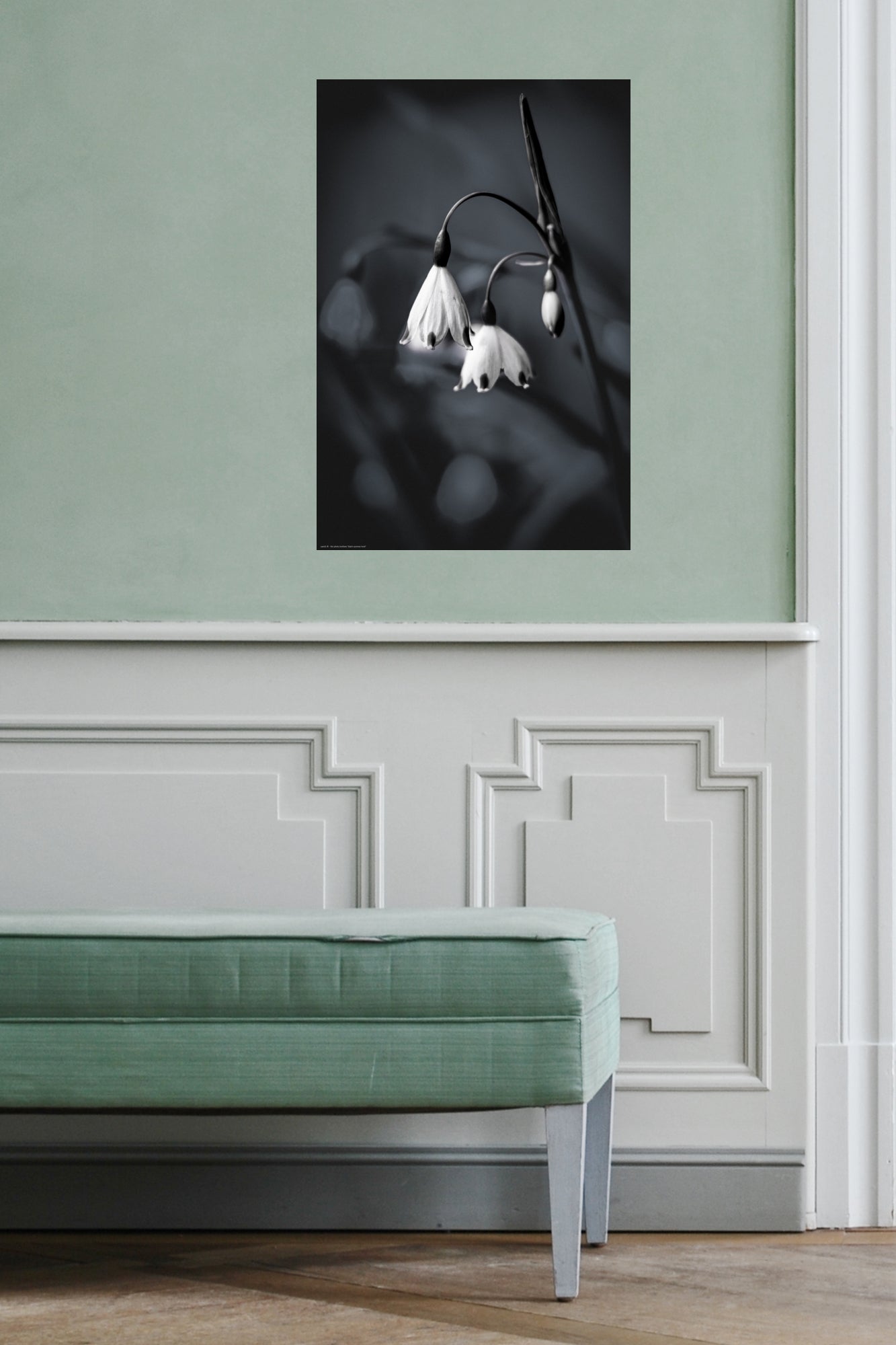 Wandbild "black summer knot"