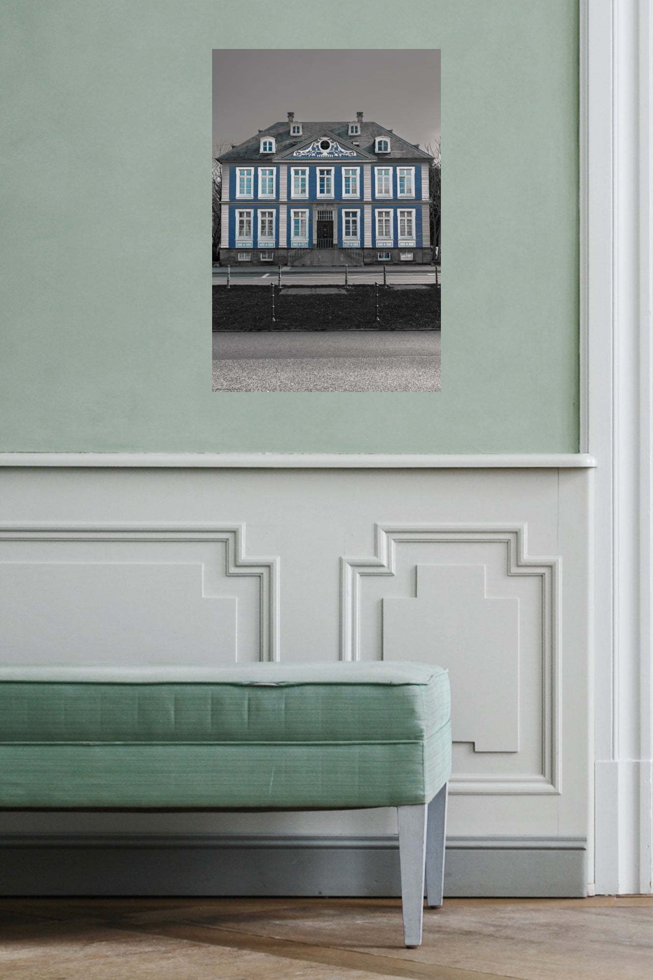 Wall Art "blue villa"
