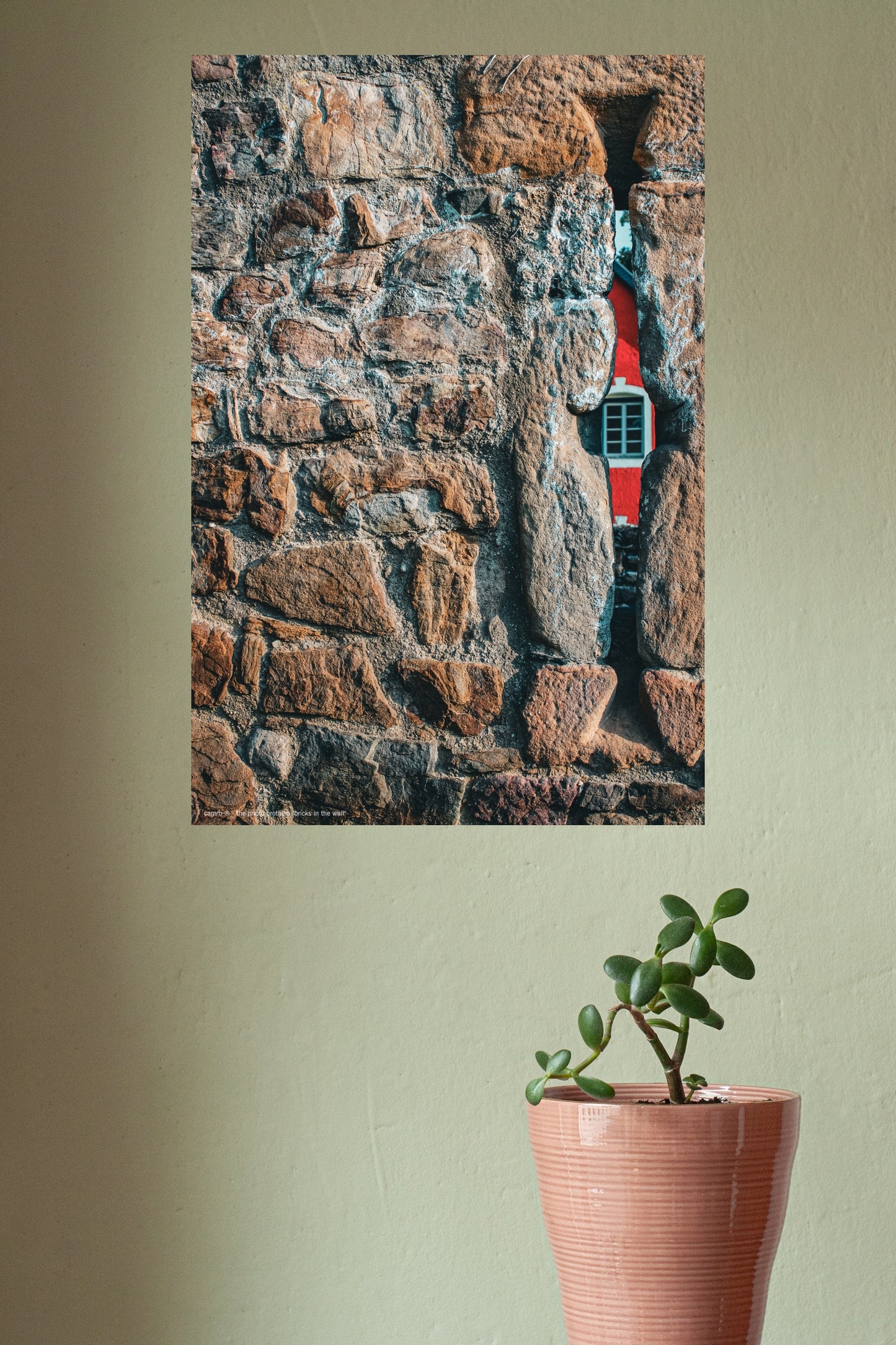 Wandbild "bricks in the wall"