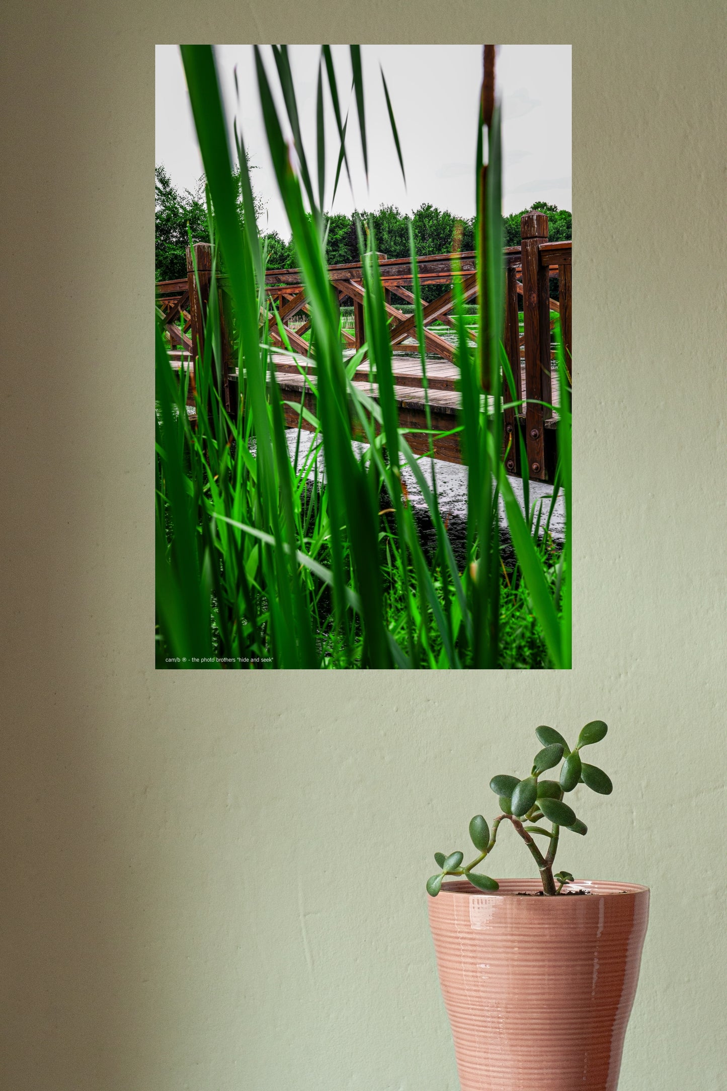 Wandbild "hide and seek"