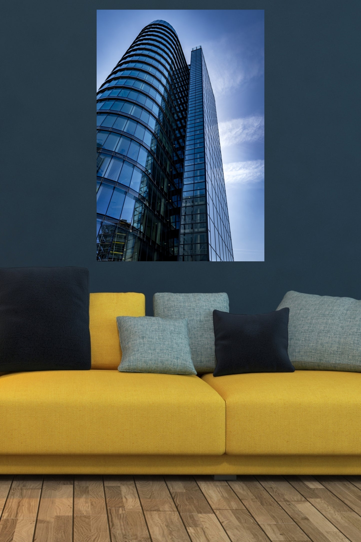 Wall Art "blue in blue"