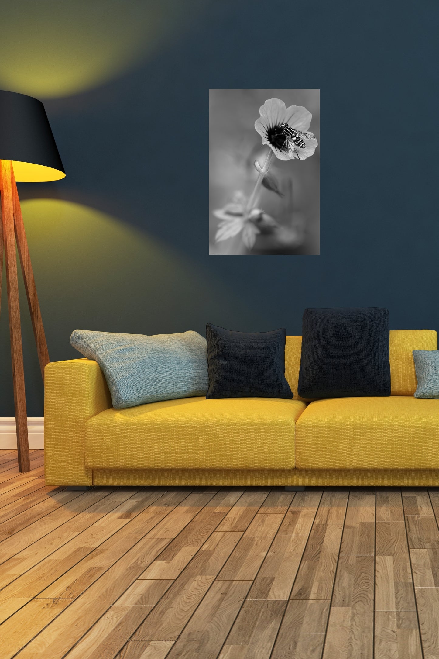 Wandbild "helophilus trivittatus"