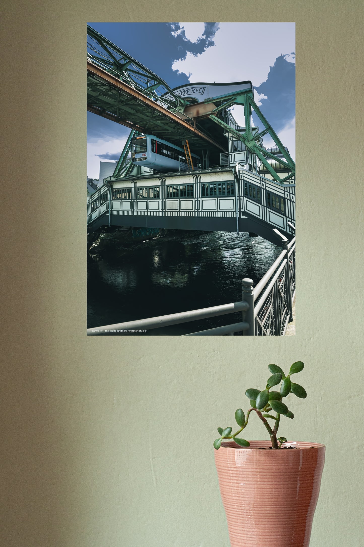 Wandbild "werther brücke"