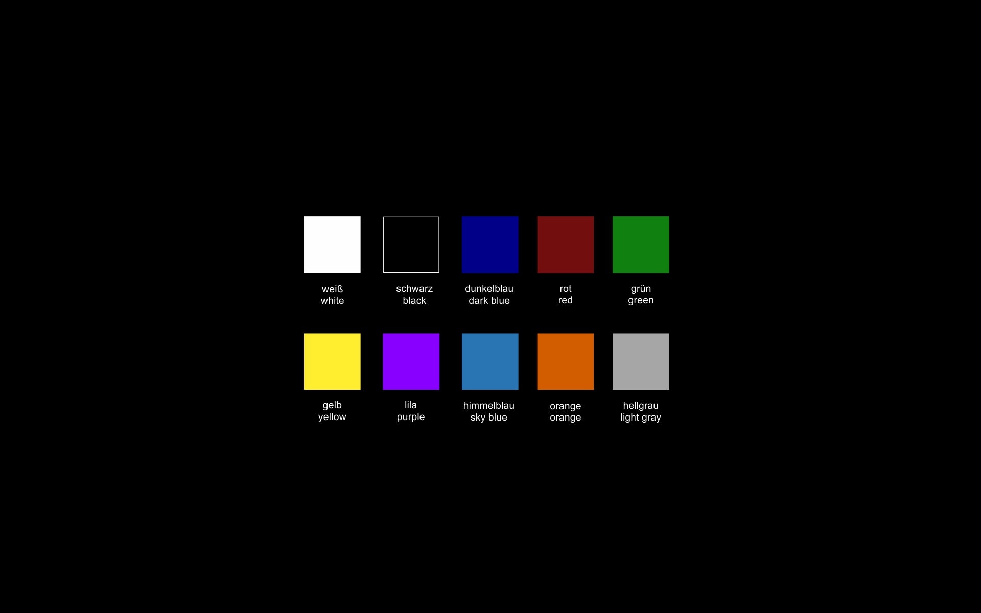 ART EDITION - Farbpalette