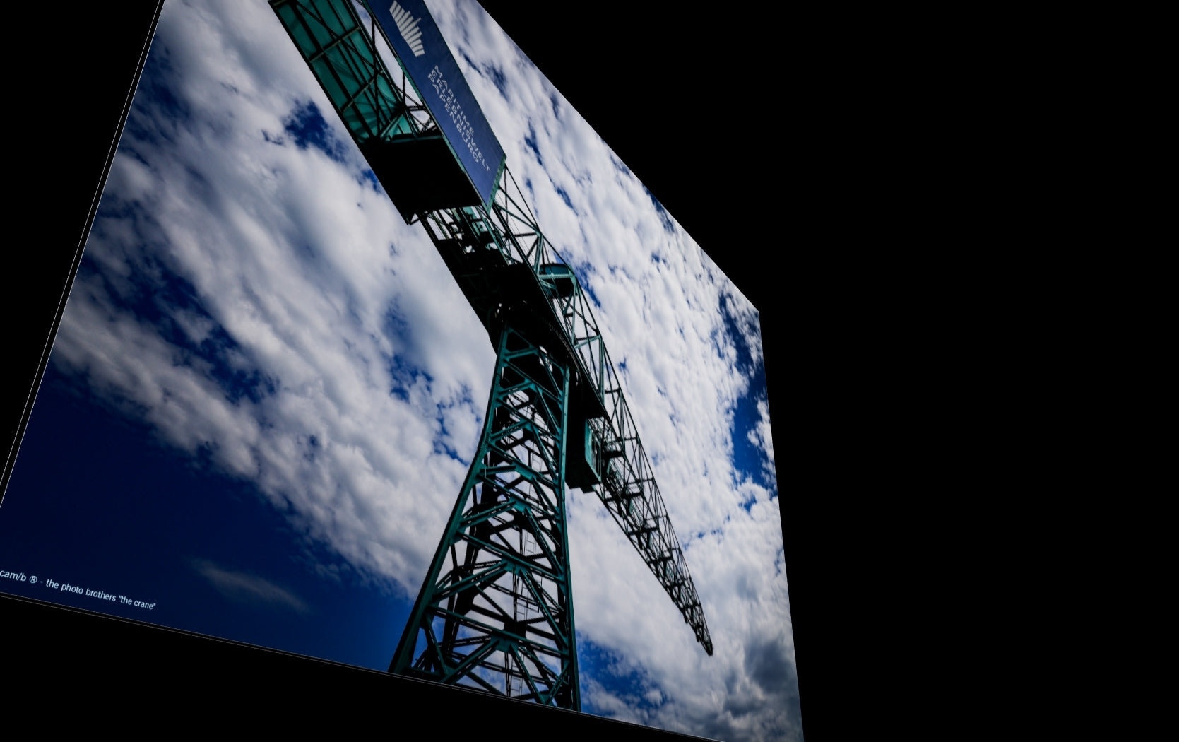 Bildgroessen Titelbild - Kran in Papenburg