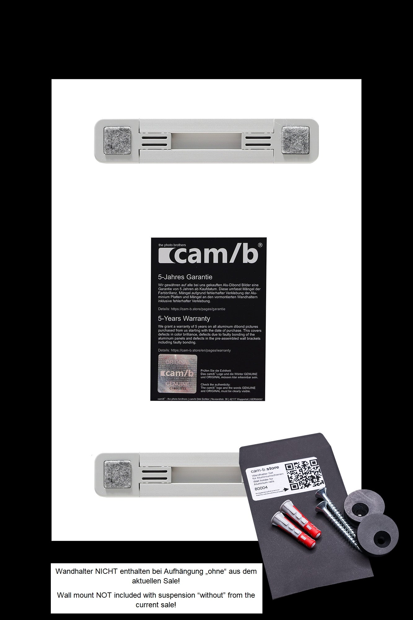 Rückseite Wandbild 30 x 20 cm