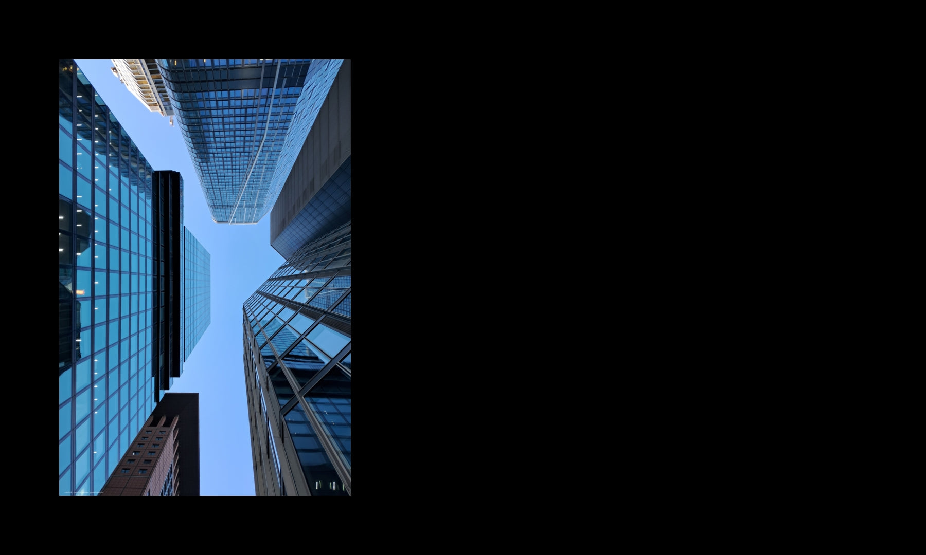 Wandbild "ground view ffm"