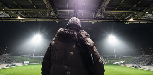 Blick von der Tribüne Stadion am Zoo Wuppertal