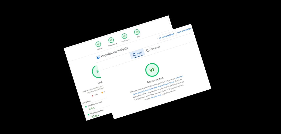 Analyse pagespeed.dev Barrierefreiheit