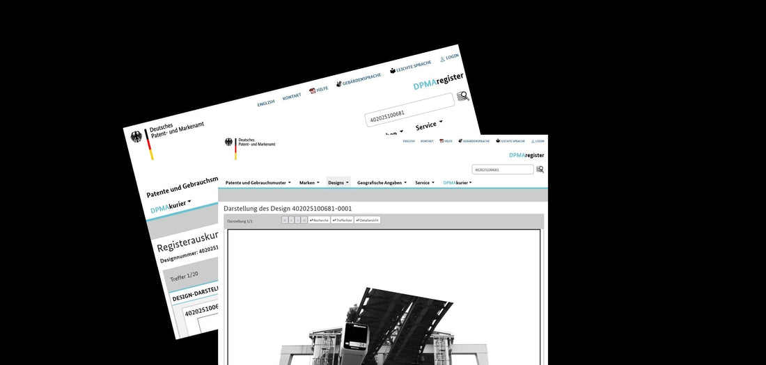 Designschutz: 125 Jahre Schwebebahn Sammlerstücke