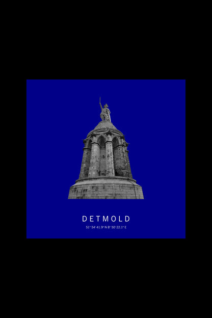 Art Edition Wandbild "Detmold" dunkelblau