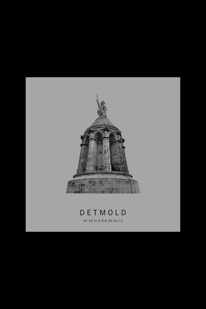 Art Edition Wandbild "Detmold" hellgrau