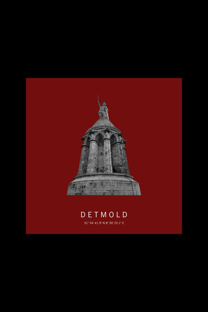 Art Edition Wandbild "Detmold" rot