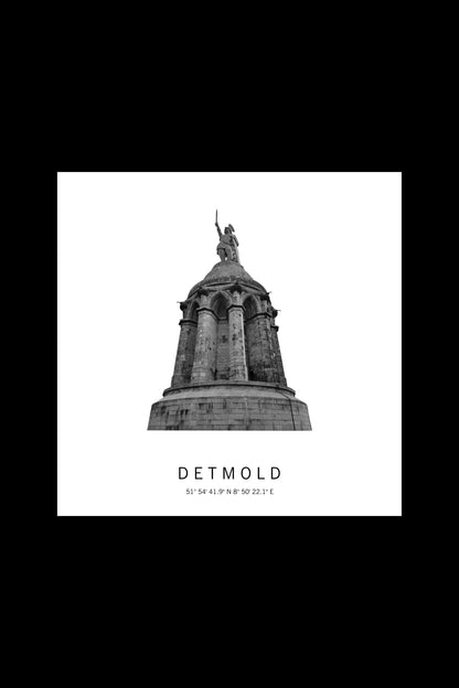 Art Edition Wandbild "Detmold" weiß