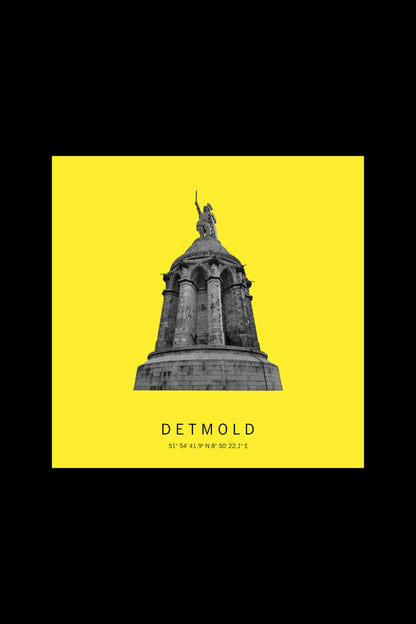 Art Edition Wandbild "Detmold" gelb