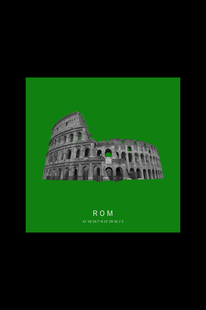 Art Edition Wandbild "Rom" grün