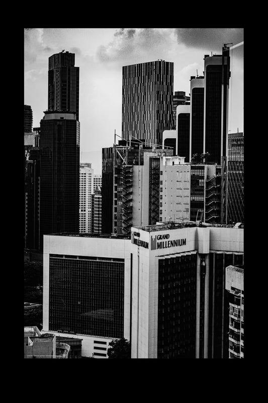 Wandbild "monochrome metropolis"