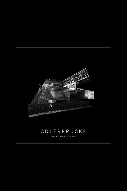 Art Edition Wandbild "adlerbrücke" schwarz