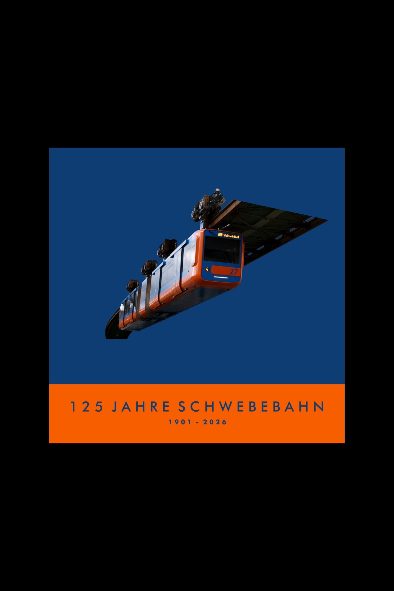 Wandbild "125 JAHRE SCHWEBEBAHN"