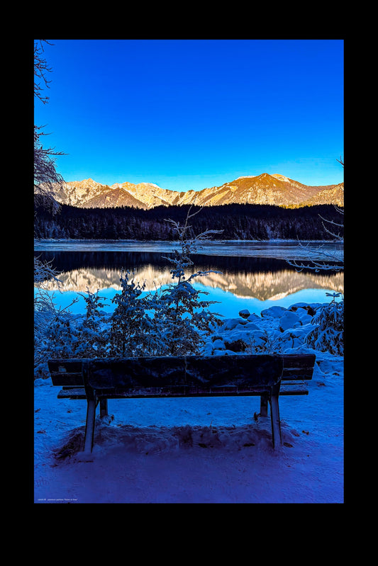 Wandbild "frozen in time"