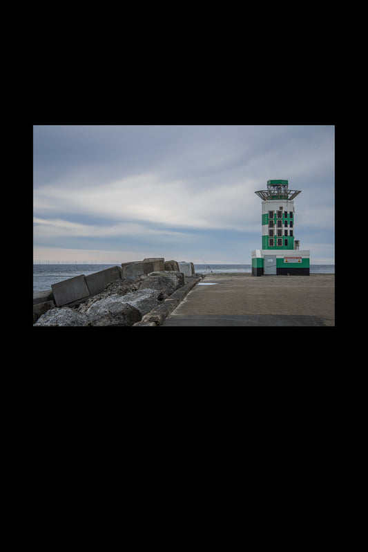 green lighthouse