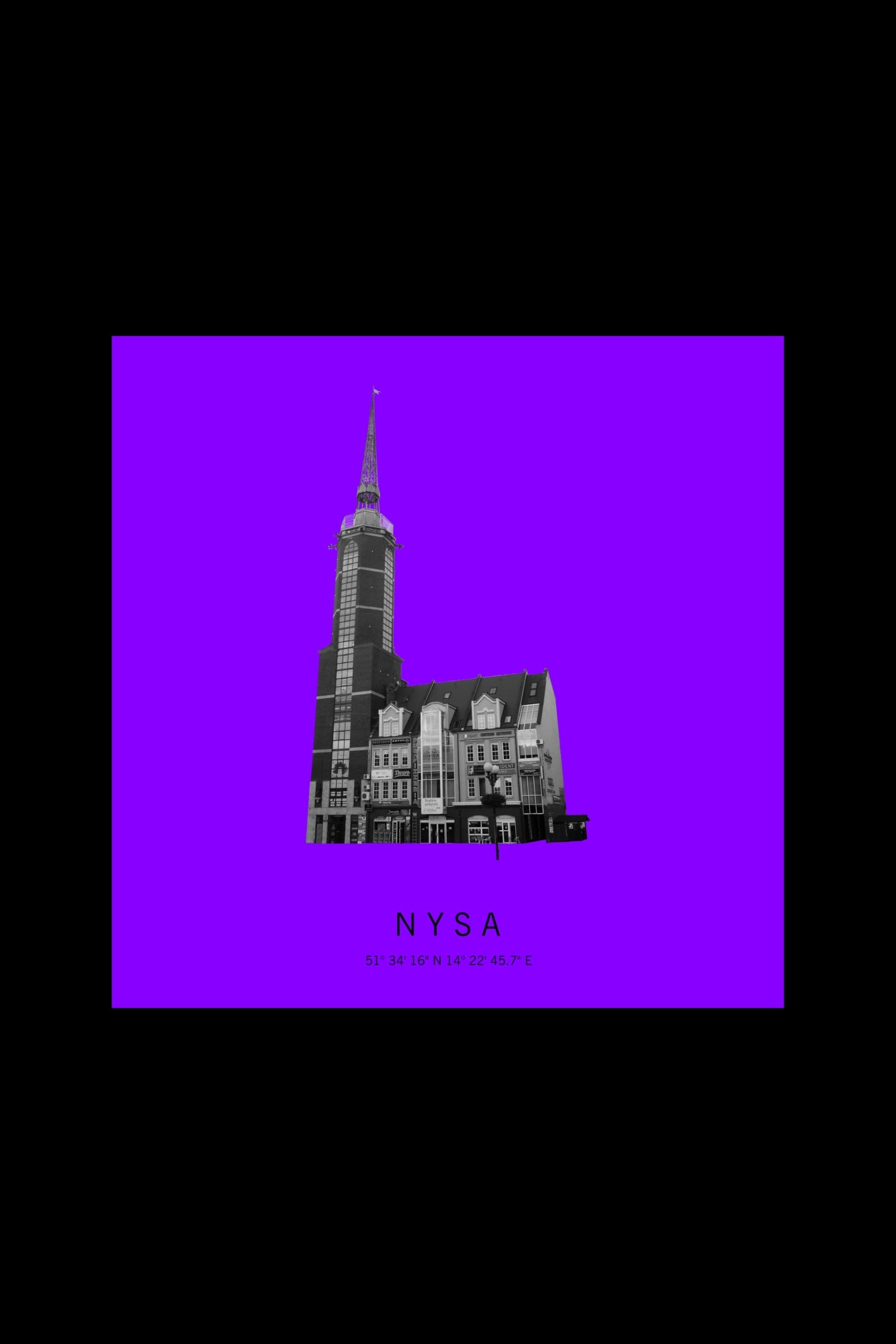 Art Edition Wandbild "Nysa" lila