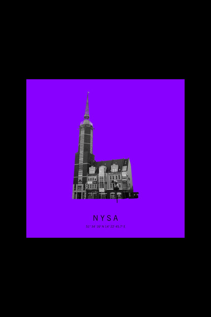 Art Edition Wandbild "Nysa" lila