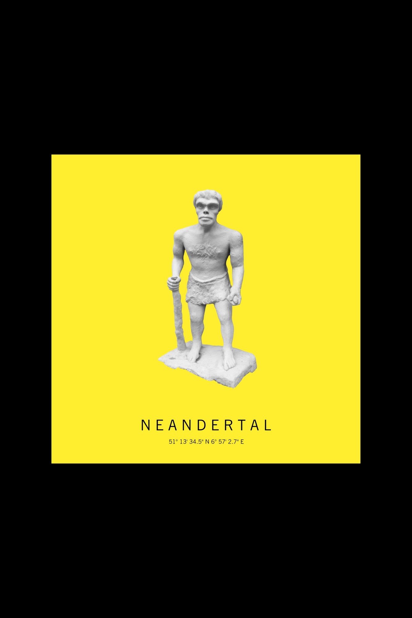 Art Edition Wandbild "Neandertal" gelb