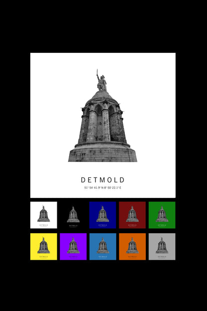 Art Edition Wandbild "Detmold" Farben